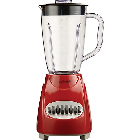 Brentwood Select 50 oz. 12-Speed and Pulse Blender, Red