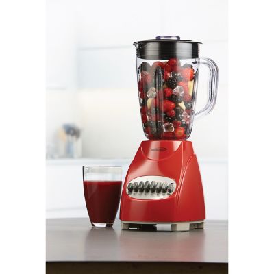 Image showing  50 oz. 12-Speed and Pulse Blender, Red