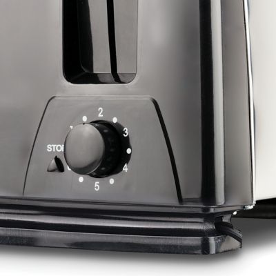 Image showing 5 th Brentwood Select 4-Slice Toaster, Black/Silver