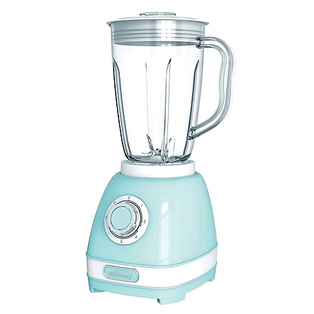 Brentwood Select 2-Speed Retro Blender with 50 oz. Plastic Jar, Blue