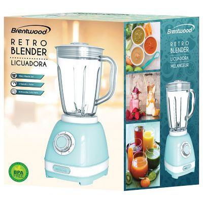 Image showing  2-Speed Retro Blender with 50 oz. Plastic Jar, Blue