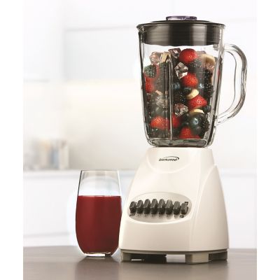 Image showing  42 oz. 12-Speed and Pulse Electric Blender with Glass Jar, White