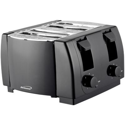 Brentwood Select Cool-Touch 4-Slice Toaster, Black