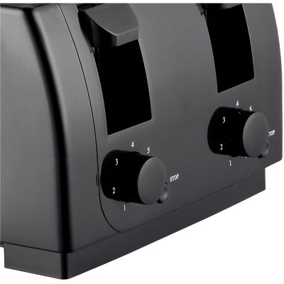 Image showing  4-Slice Cool-Touch Toaster, Black