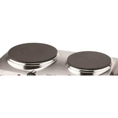 Image showing 6 th Brentwood Select 1,440W Double-Burner Electric Hot Plate