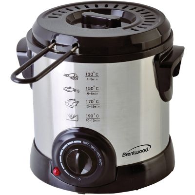 Brentwood Select 1L Stainless Steel Electric Deep Fryer