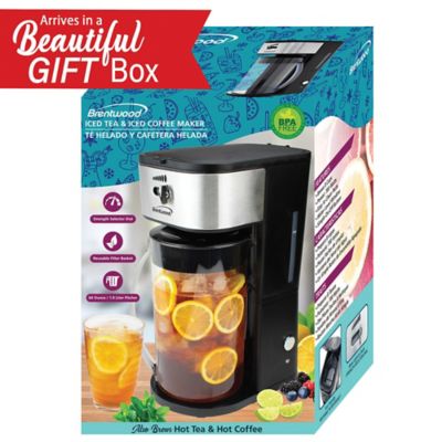 Image showing  64 oz. Iced Tea and Coffee Maker, Black