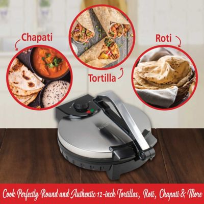 Image showing 9 th Brentwood Select 8 in. Non-Stick Electric Tortilla Maker