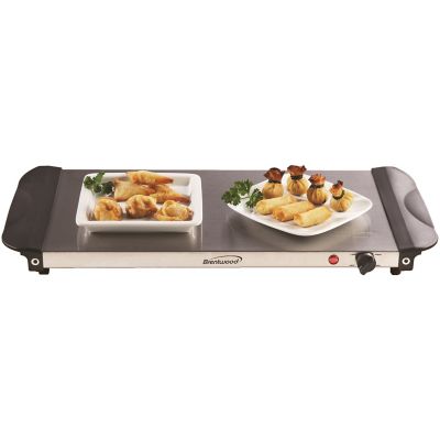 Image showing 5 th Brentwood Select 4.5 qt. 3-Pan Buffet Server and Warming Tray