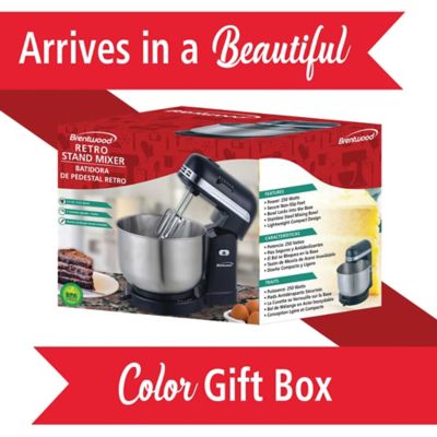 Image showing  5-Speed Stand Mixer with 3 qt. Stainless Steel Mixing Bowl, Black