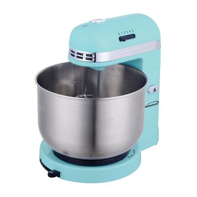 Image showing  5-Speed Stand Mixer with 3 qt. Stainless Steel Mixing Bowl, Blue