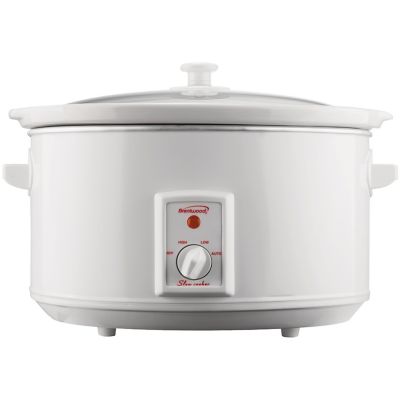 Brentwood Select 8 qt. Slow Cooker, White