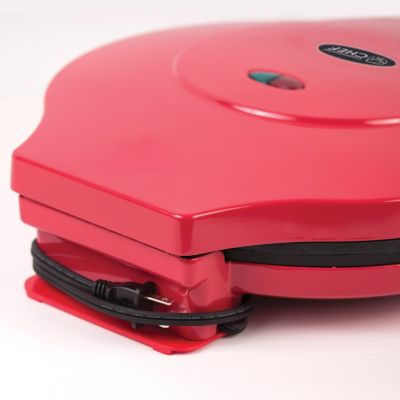 Image showing 8 th Commercial CHEF 12 in. Pizza Maker, Red