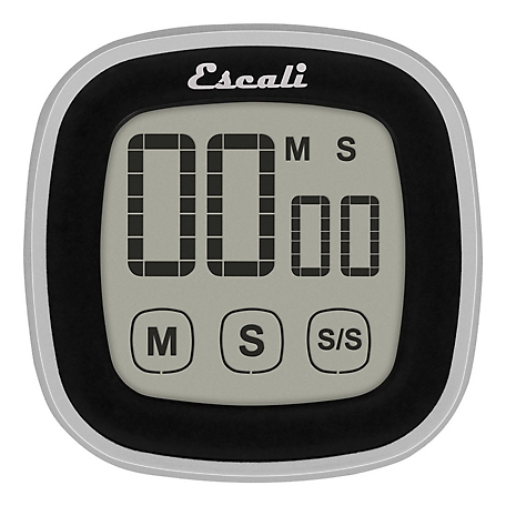 Escali Touchscreen Digital Timer, Black