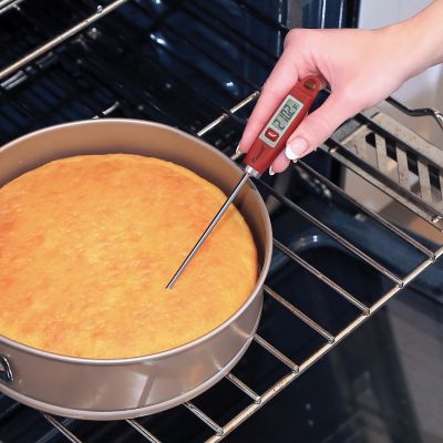 Image showing 7 th Escali Gourmet Digital Thermometer, Red