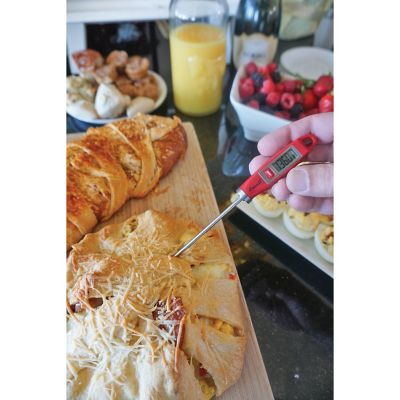 Image showing 9 th Escali Gourmet Digital Thermometer, Red