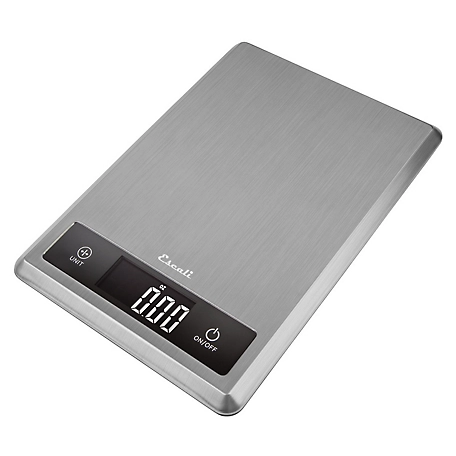 Escali 11 lb. Capacity Tabla Digital Scale, Silver