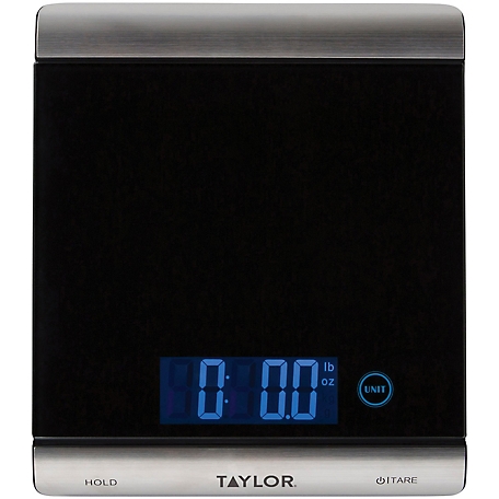 Taylor 6.6 lb. Capacity Digital Glass-Top Kitchen Scale, White at Tractor  Supply Co.