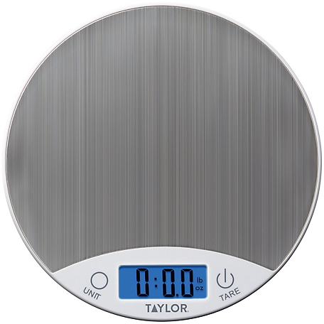 Taylor 11 lb. Capacity Stainless Steel Digital Kitchen Scale