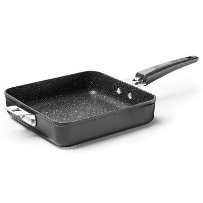 Starfrit THE ROCK 9 in. Fry Pan/Square Dish with T-Lock Detachable Handle