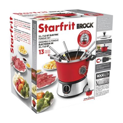 Starfrit 3.2 qt. THE ROCK Electric Fondue Set