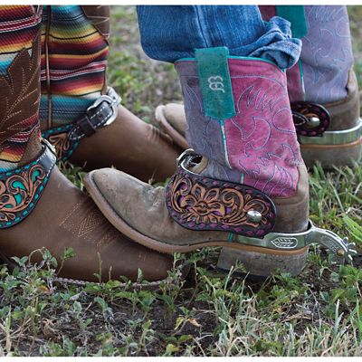 Image showing  Unisex Youth Stainless All-Around 10-Point Spurs, 1-1/4 in. Shank