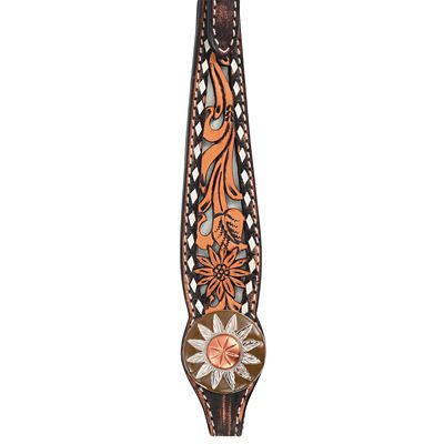 Image showing  White Daisy Filigree One Ear Headstall