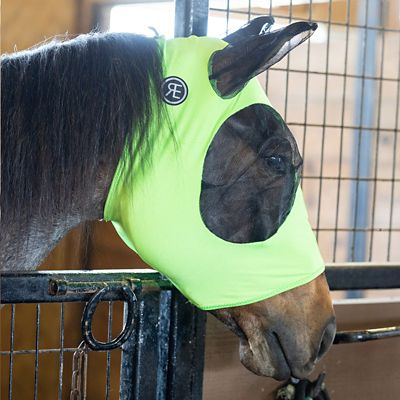 Image showing 1 th Reinsman Lycra Mesh Horse Fly Mask
