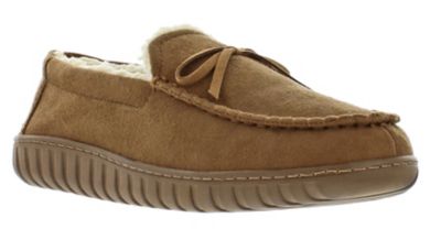 Blue Mountain Men's Memory Foam Moccasin Slippers First pair ever for purchasing slippers none-the-less Memory Foam Moccasin Slippers