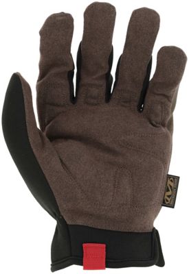 Image showing  Men's Synthetic Leather Canvas Utility Work Gloves, 1-Pair