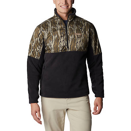 Columbia Sportswear Men's PHG Fleece Overlay 1/4 Zip Pullover