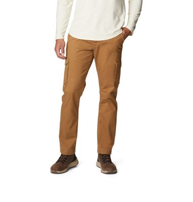 Buy Khaki Mid Rise Regular Fit Pants for Men