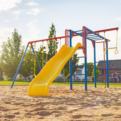 Image showing  Monkey Bar Adventure Swing Playset, Primary Colors