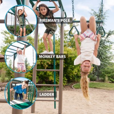 Image showing  Monkey Bar Adventure Playset, Earthtone