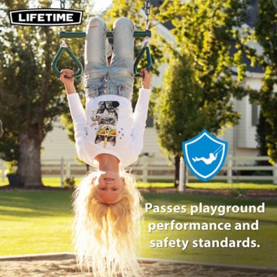 Image showing 7 th Lifetime Monkey Bar Adventure Playset, Earthtone