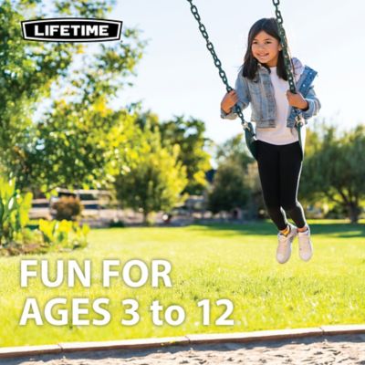 Image showing 8 th Lifetime Monkey Bar Adventure Playset, Earthtone