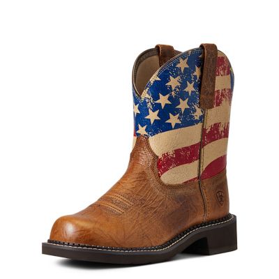 Ariat Women's Fatbaby Heritage Patriot Western Boots, 1-Pair, 10040269