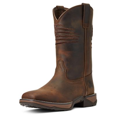 Ariat unbridled roper boot best sale