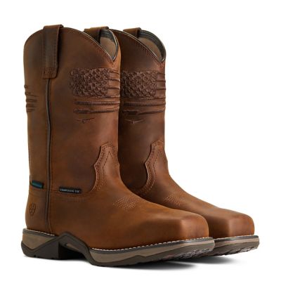 Image showing 4 th Ariat Women's Anthem Patriot Waterproof Western Boots, 10040369