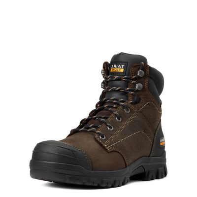 Image showing 0 th Ariat Women's Treadfast Steel Toe Waterproof Work Boots, 6 in.