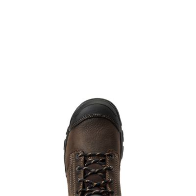 Image showing 2 th Ariat Women's Treadfast Steel Toe Waterproof Work Boots, 6 in.