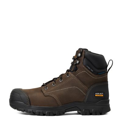 Image showing 4 th Ariat Women's Treadfast Steel Toe Waterproof Work Boots, 6 in.