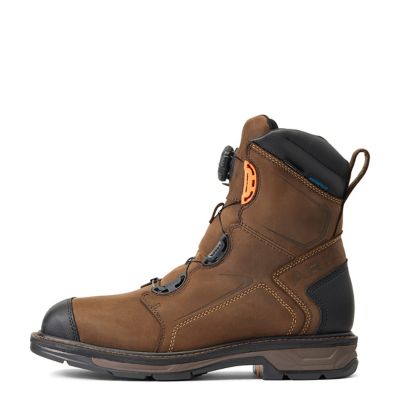 Image showing 7 th Ariat Men's WorkHog XT Carbon Toe Waterproof Work Boots, 8 in., BOA Fit System