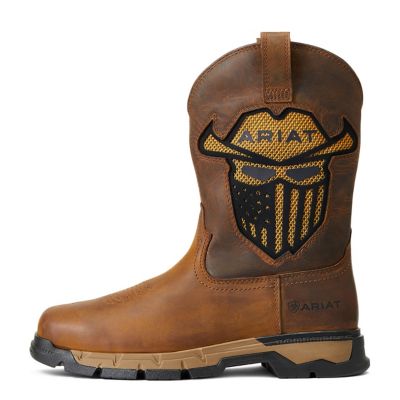 Image showing 3 th Ariat Men's Square Toe Rebar Flex Western VentTEK Incognito Work Boots
