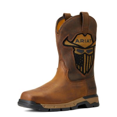 Image showing 0 th Ariat Men's Square Toe Rebar Flex Western VentTEK Incognito Work Boots