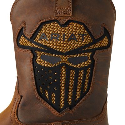 Image showing 7 th Ariat Men's Square Toe Rebar Flex Western VentTEK Incognito Work Boots