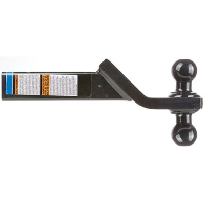 Image showing  1-7/8 in. Dual Ball Draw Bar with 2 in. Balls, Black