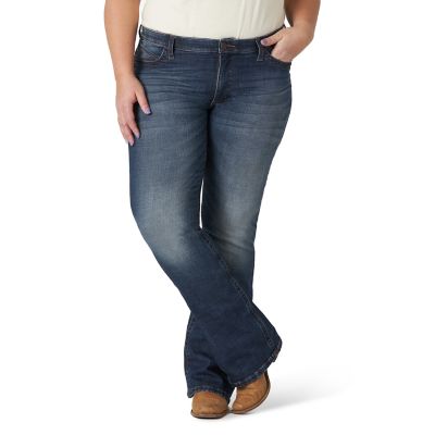 Image showing 0 th Wrangler Women's Mid-Rise Ultimate Riding Jeans, Willow