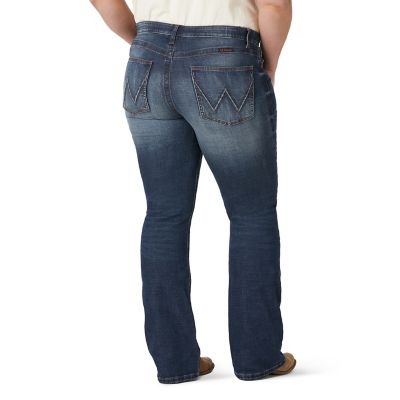 Image showing 1 th Wrangler Women's Mid-Rise Ultimate Riding Jeans, Willow