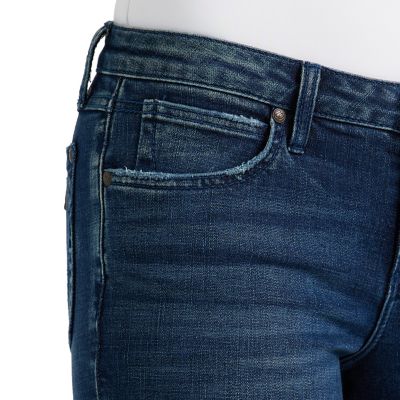 Image showing 3 th Wrangler Women's Relaxed Fit Mid-Rise Retro Mae Wide Leg Trouser Jeans